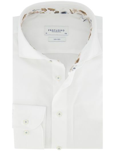 Profuomo Profuomo overhemd wit effen ml7