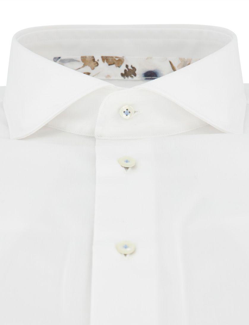 Profuomo overhemd wit effen normale fit