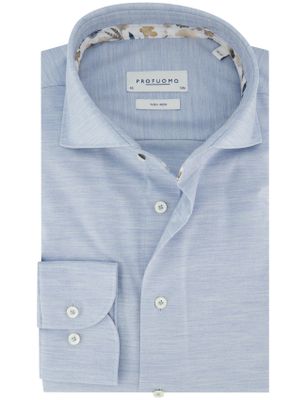 Profuomo Profuomo overhemd lichtblauw strijkvrij ml7
