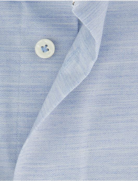 Profuomo overhemd lichtblauw gemeleerd ml7