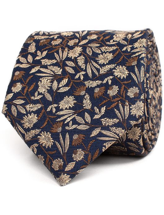 Tresanti stropdas beige geprint