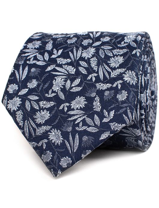 Tresanti stropdas blauw geprint