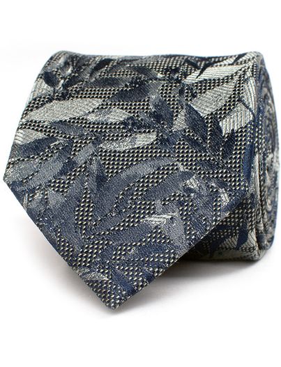 Tresanti stropdas groen geprint planten Tresanti