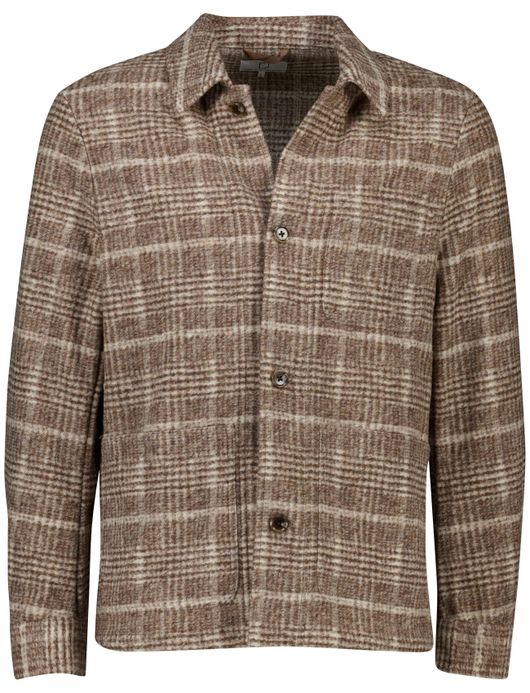 Born with appetite curt overshirt bruin