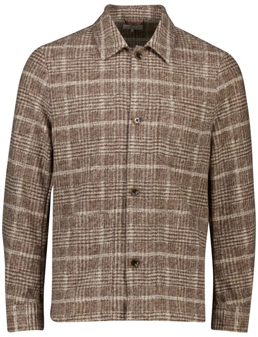 Born with appetite curt overshirt bruin