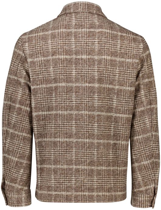 Born with appetite curt overshirt bruin