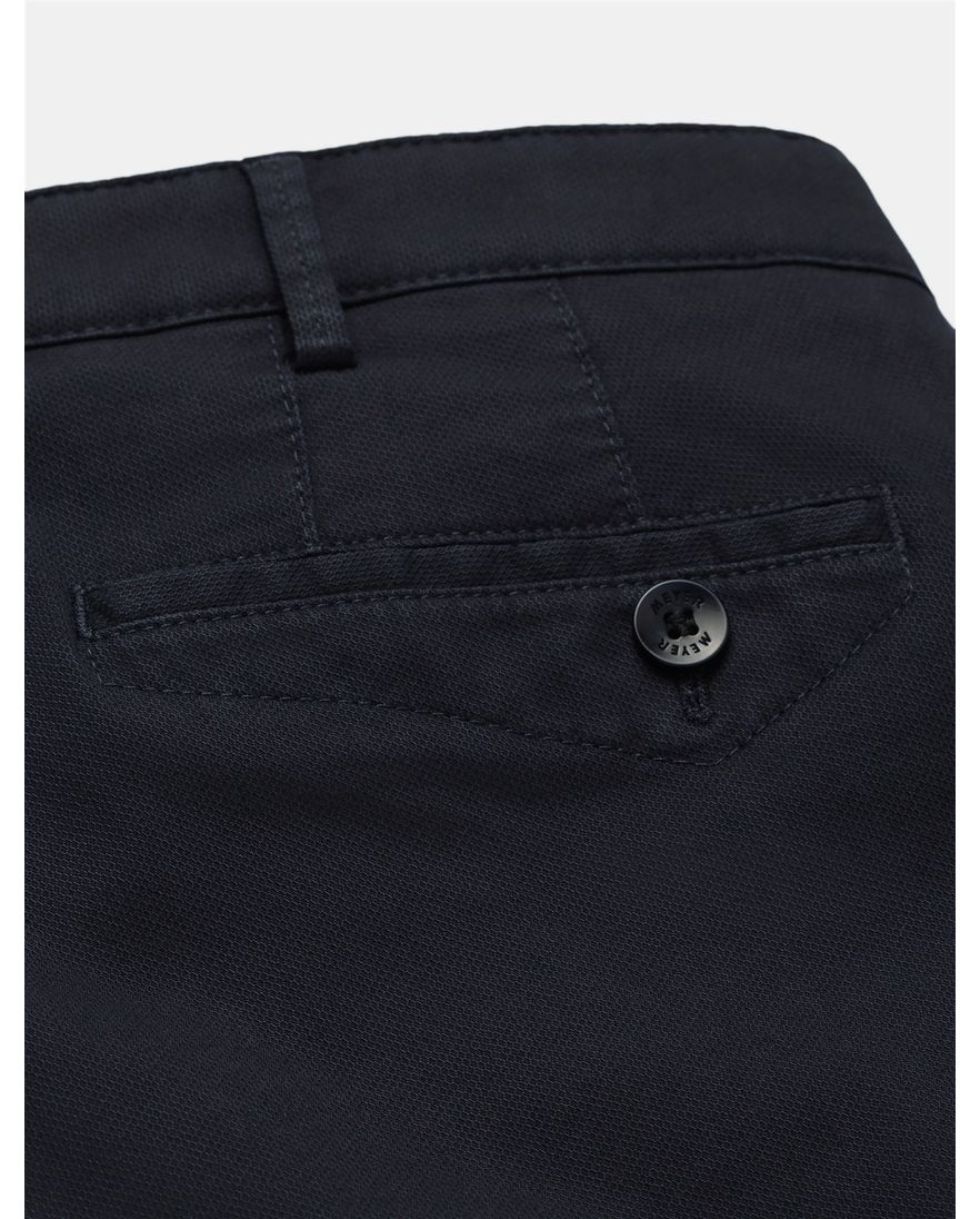 Meyer Dublin katoenen broek donkerblauw normale fit