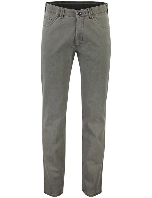 Meyer dublin pantalon grijs katoen
