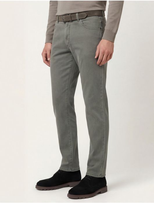 Meyer dublin pantalon grijs katoen