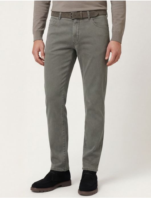 Meyer dublin pantalon grijs katoen
