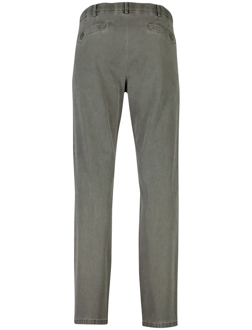 broek katoen Meyer grijs effen