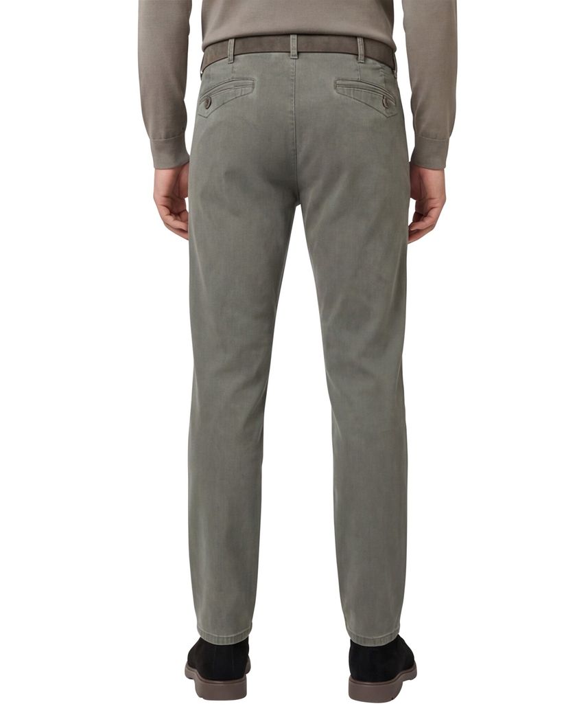 broek katoen Meyer grijs effen