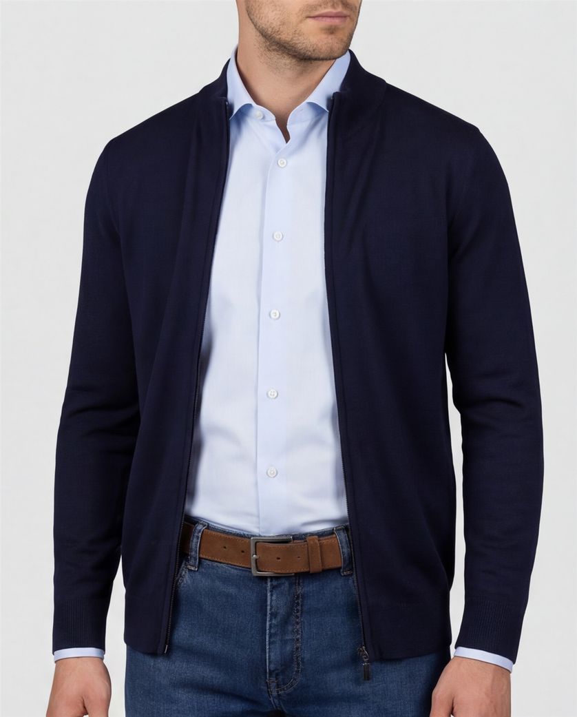 donkerblauw Portofino vest