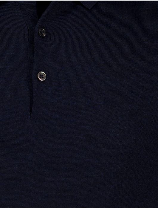 Portofino trui navy rugby kraag