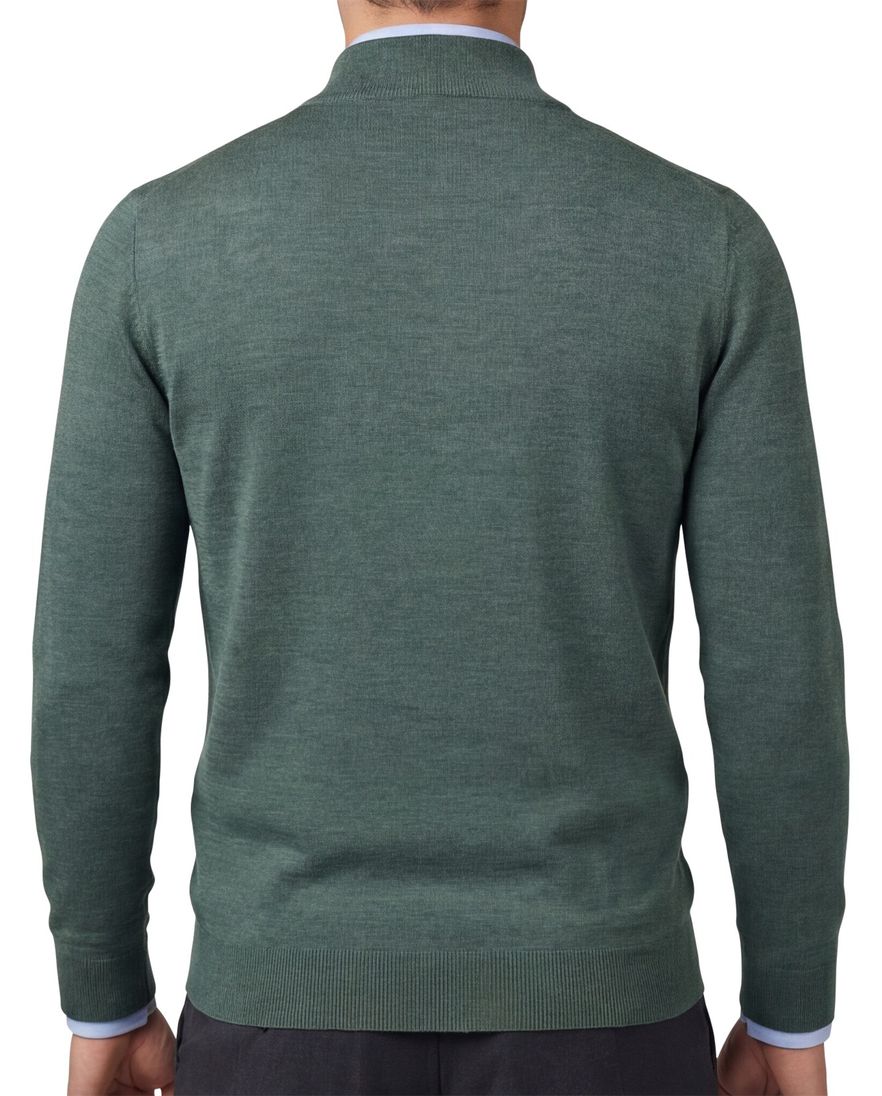 half zip trui portofino groen
