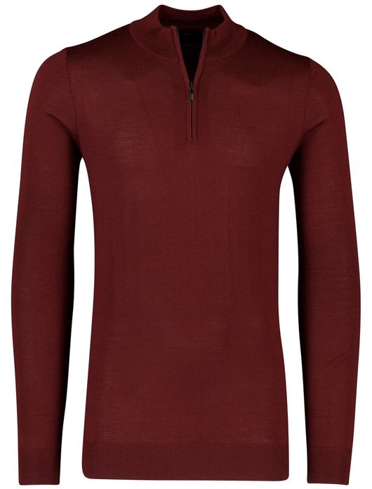 trui extra lange mouwlengte rood Portofino