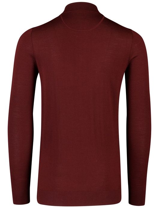 trui extra lange mouwlengte rood Portofino