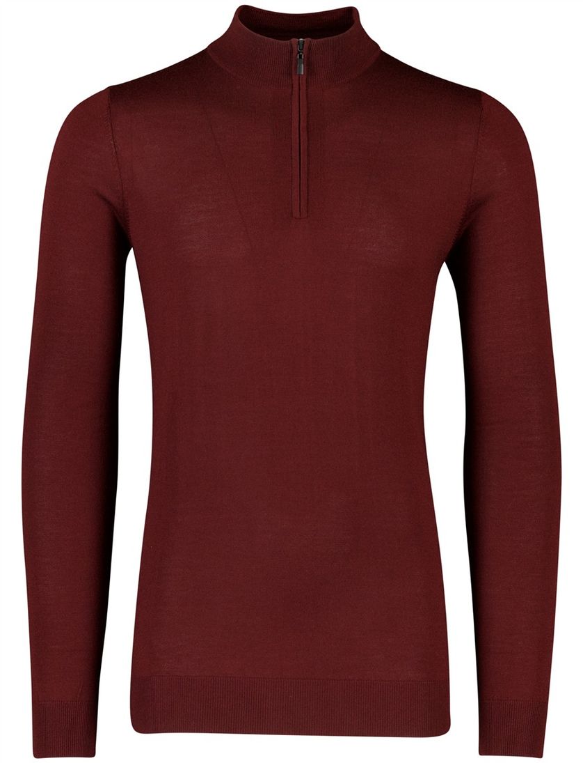 trui extra lange mouwlengte Portofino rood