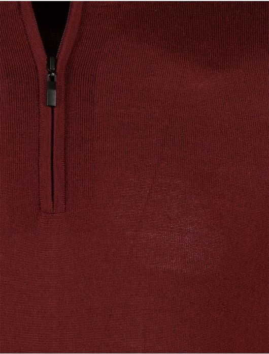 trui extra lange mouwlengte rood Portofino