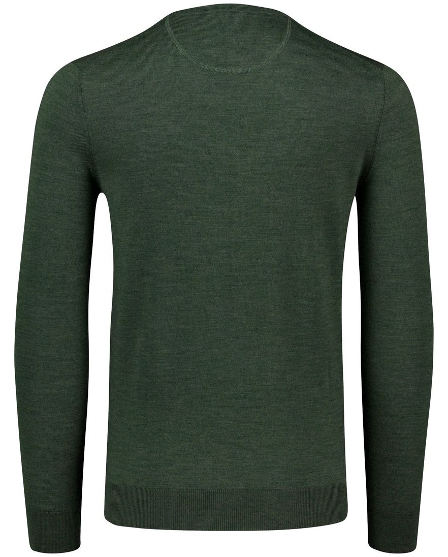 Portofino trui groen turtleneck merinowol