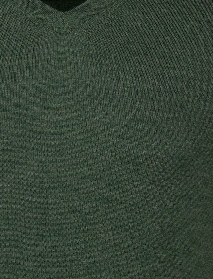 trui Portofino groen gemeleerd