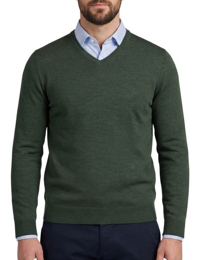 Portofino trui Portofino groen gemeleerd