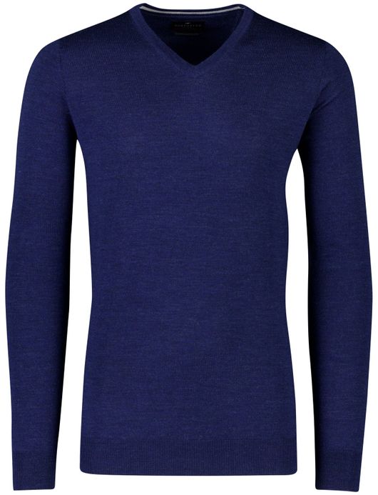 Portofino trui v-hals donkerblauw