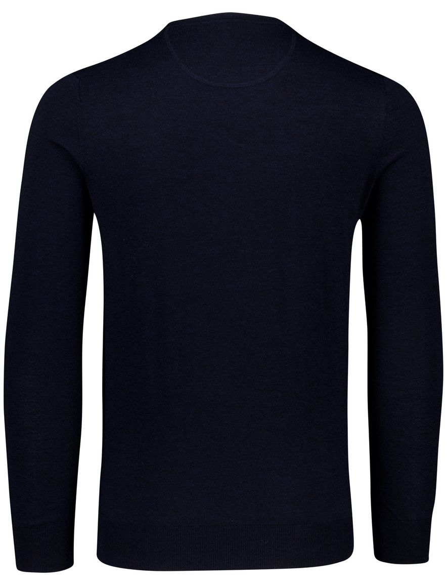 Portofino trui donkerblauw merinowol