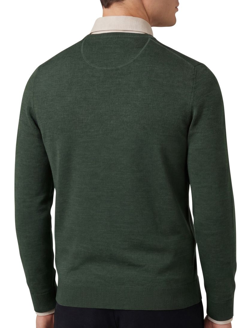 trui Portofino groen gemeleerd