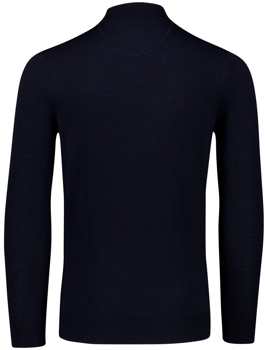 Portofino turtleneck trui navy merinowol