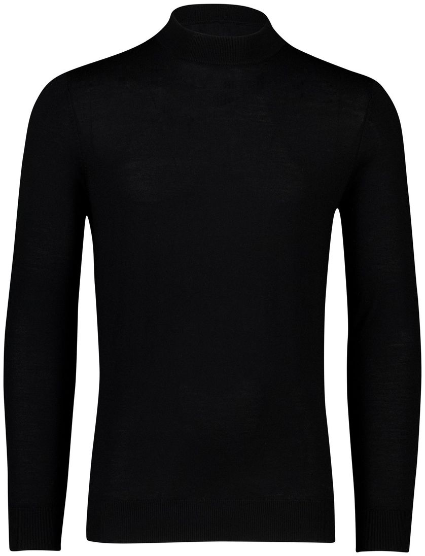 Portofino turtleneck trui zwart