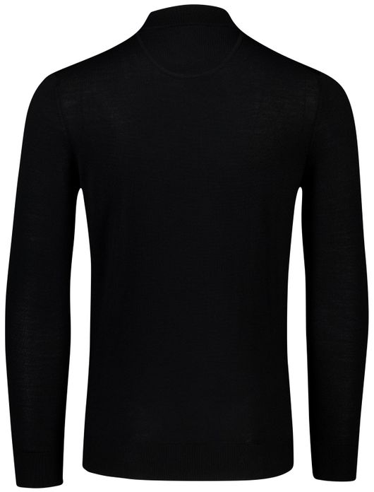 Portofino turtleneck trui zwart
