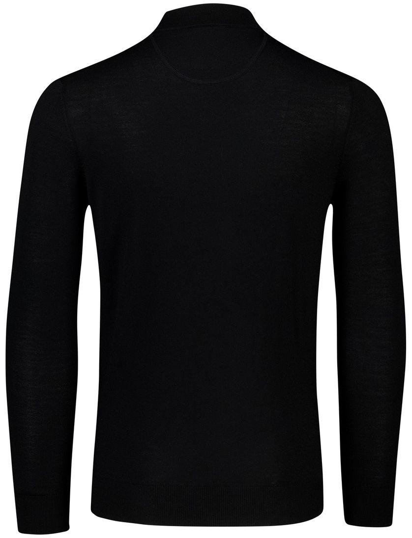 Portofino turtleneck trui zwart