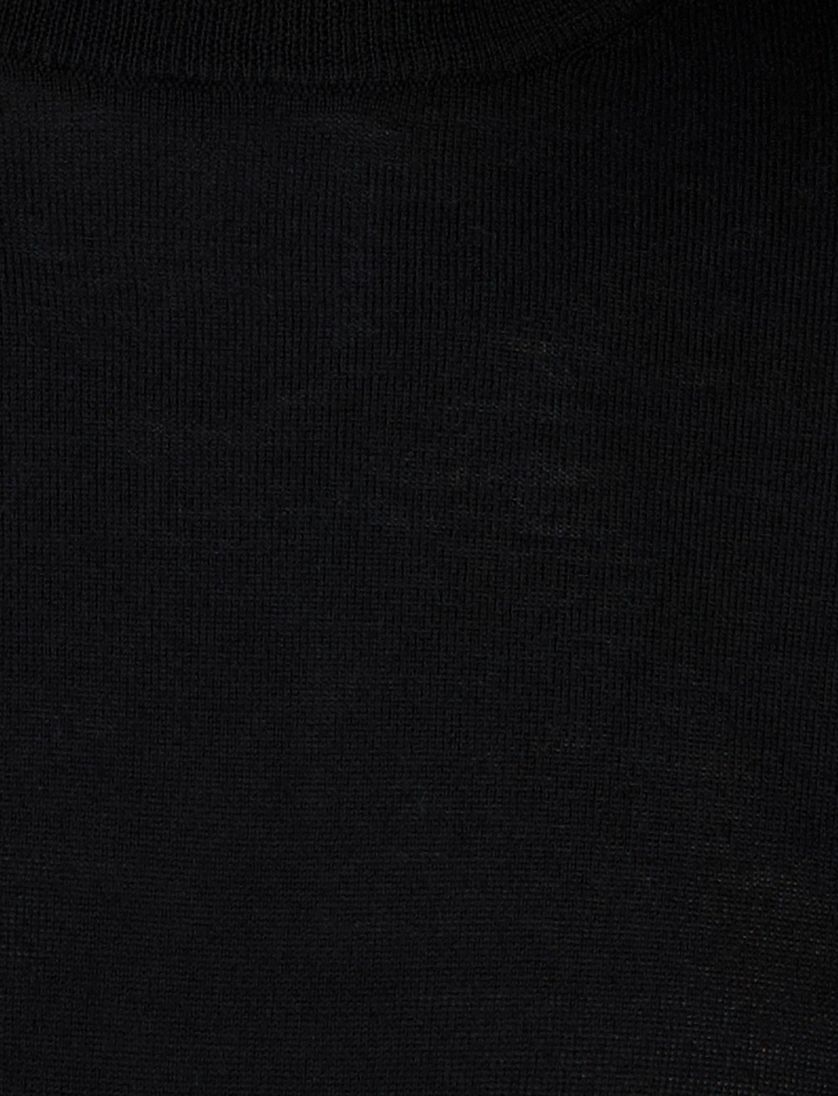 Portofino turtleneck trui zwart