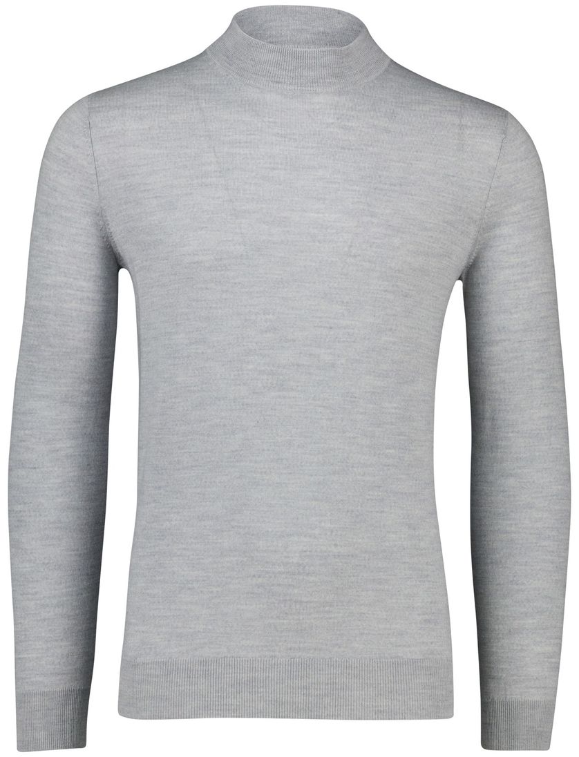 trui Portofino grijs turtleneck gemeleerd