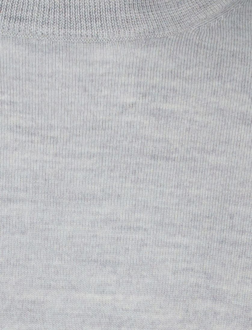 trui Portofino grijs turtleneck gemeleerd