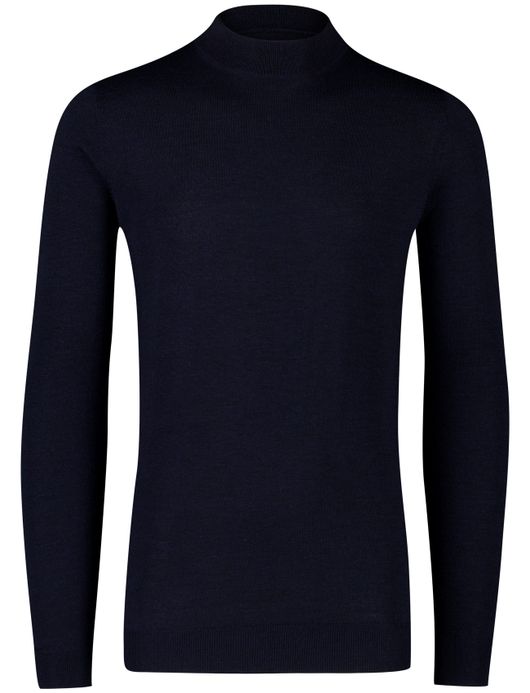 Portofino turtle neck trui donkerblauw