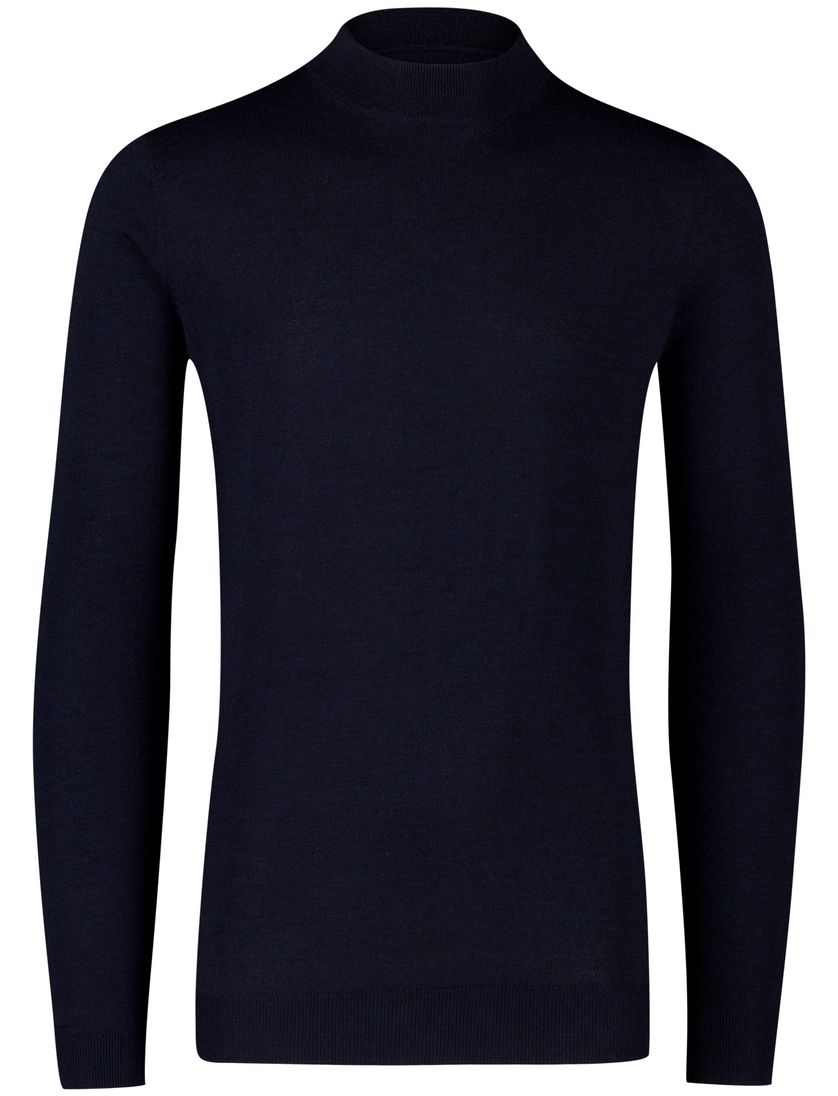 turtle neck trui portofino donkerblauw
