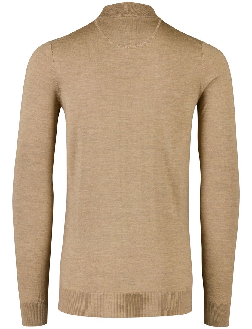 turtle neck trui portofino bruin
