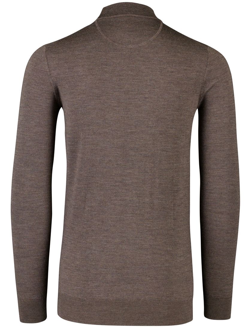 Portofino trui turtle neck bruin