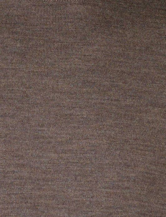 Portofino trui turtle neck bruin gemeleerd