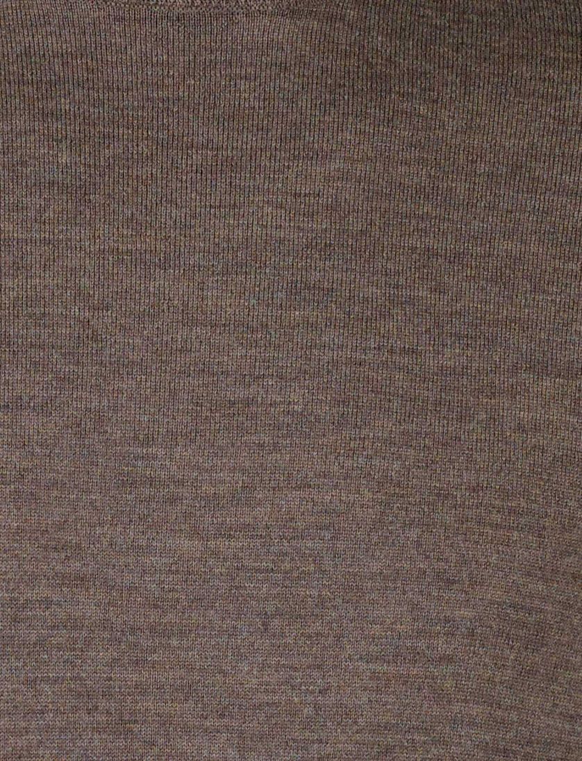 Portofino trui turtle neck bruin