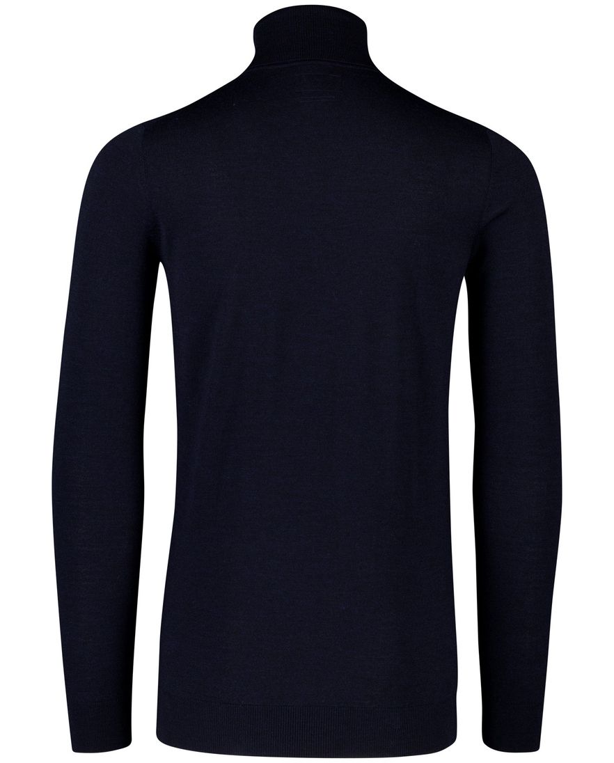 Portofino coltrui donkerblauw merinowol effen