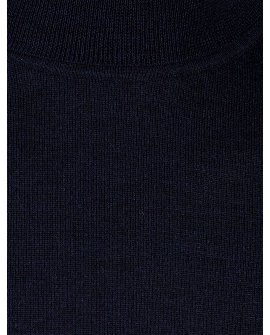 Portofino coltrui donkerblauw merinowol effen