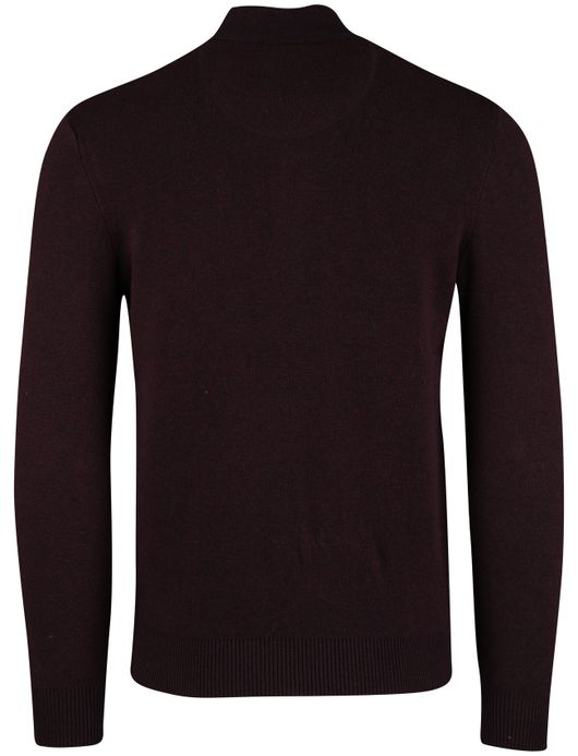 Portofino vest bordeaux katoen