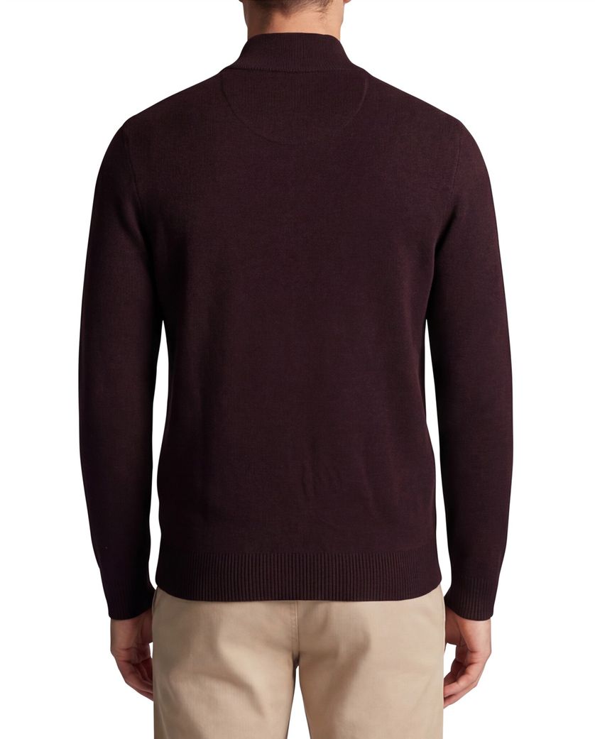 Bordeaux vest Portofino katoen