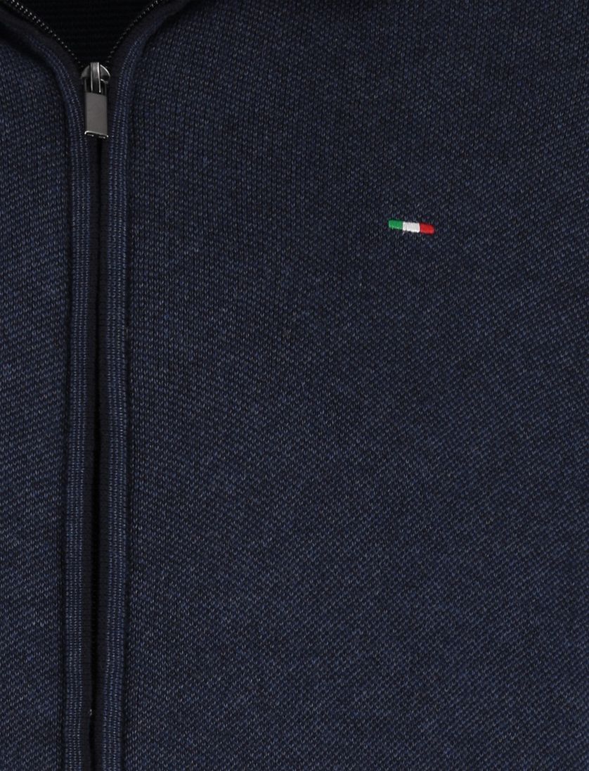 Navy Portofino vest katoen