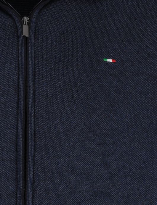 Portofino vest donkerblauw katoen