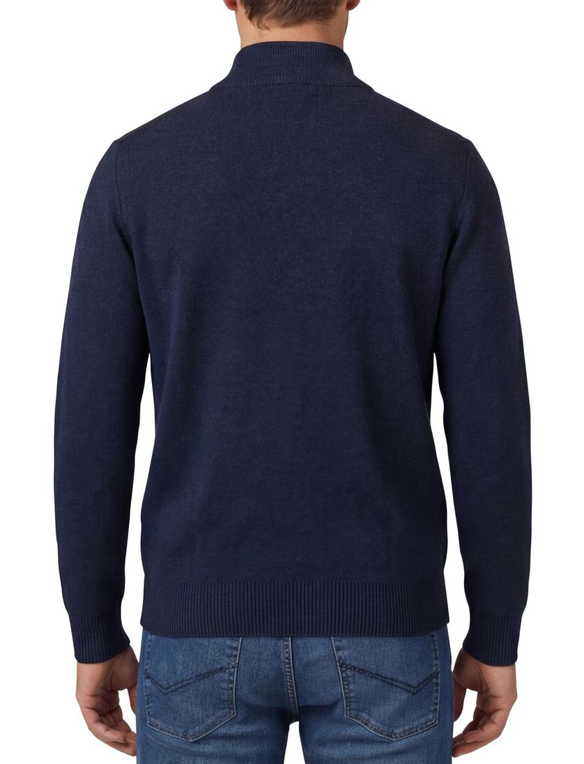 Navy Portofino vest katoen