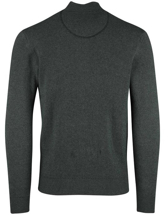 Portofino vest rits groen katoen